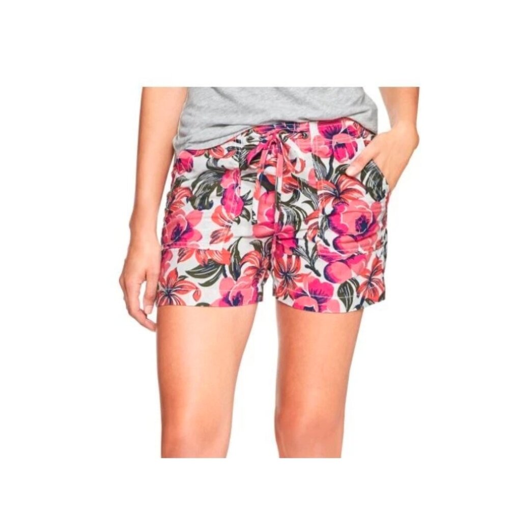 New Gap Women's Linen-Cotton Shorts Coral Color Sz 10.